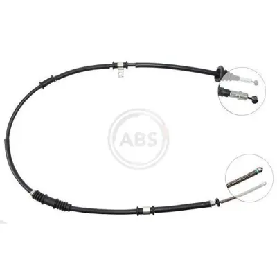 Solo Por Tiempo Limitado Cable de accionamiento, freno de estacionamiento A.B.S. K11337